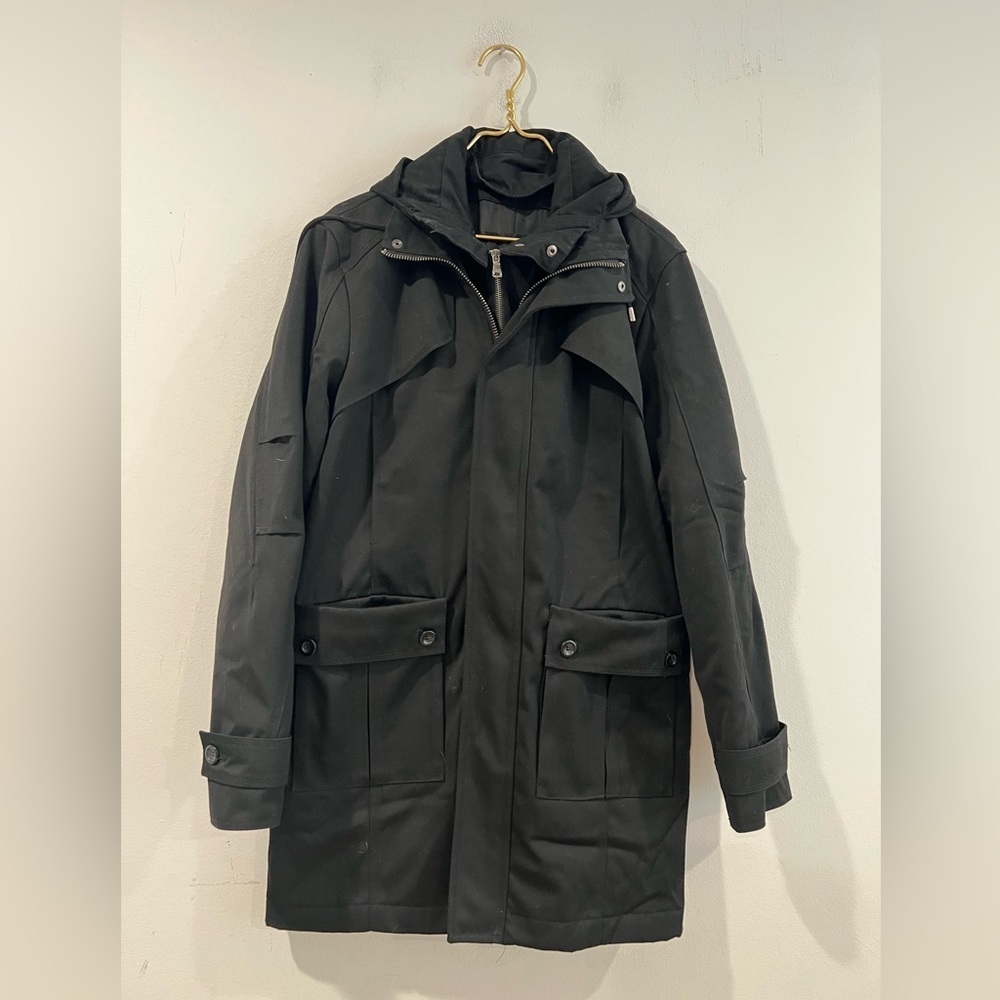 ZARA men's hooded sports jacket L